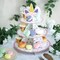 3 Tier 15" tall Unicorn Top Cardboard Cupcake Stand Wedding Dessert Holder Set